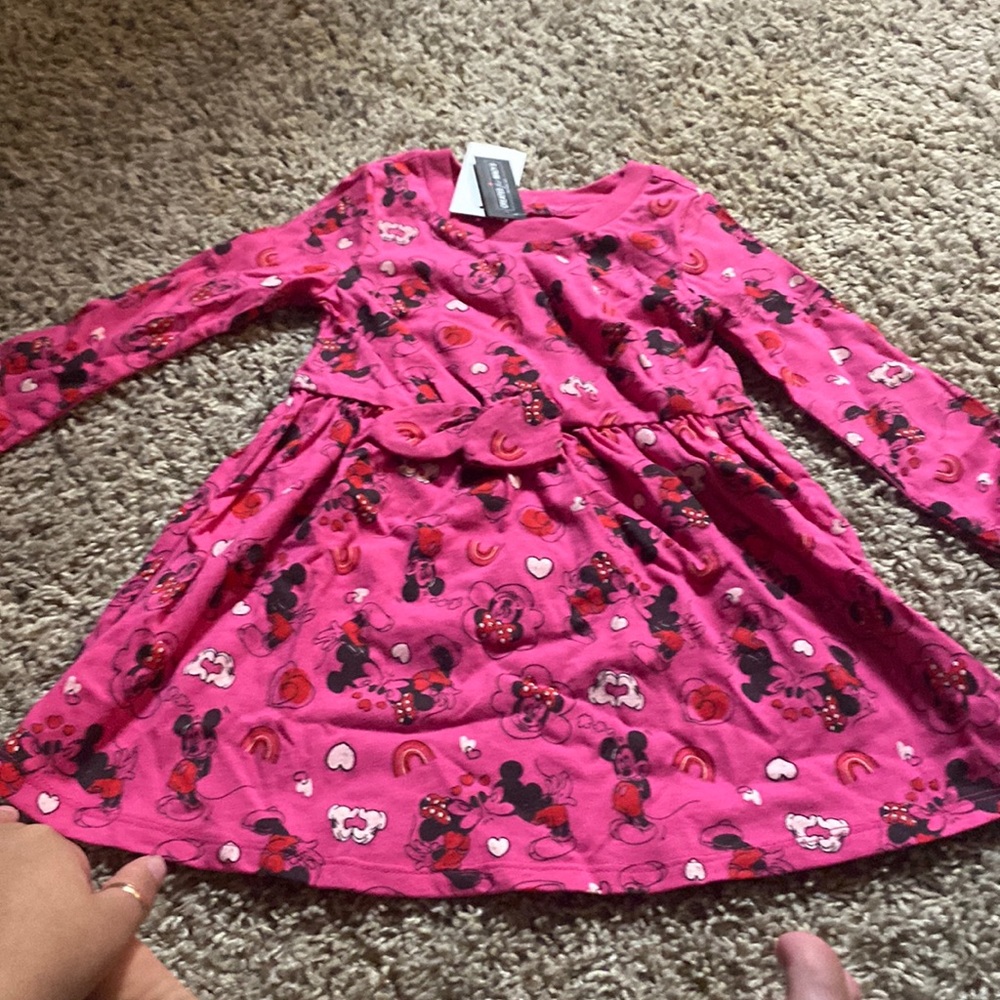 Brand new girl 2T Minnie and Mickey dress